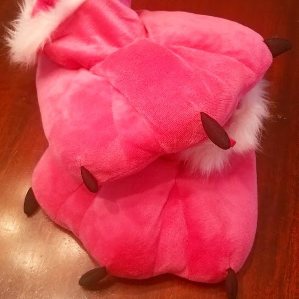 EC | Adult Flamingo Slippers | Size: L/XL